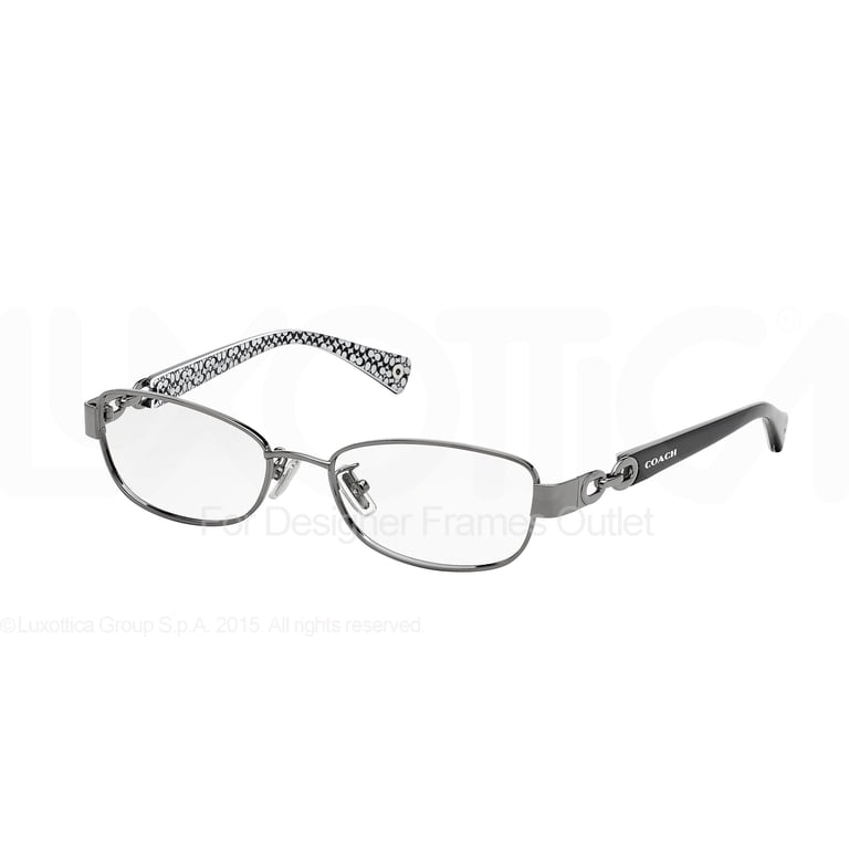 COACH Eyeglasses HC 5054 9186 Silver Black White 49MM  display picture 3