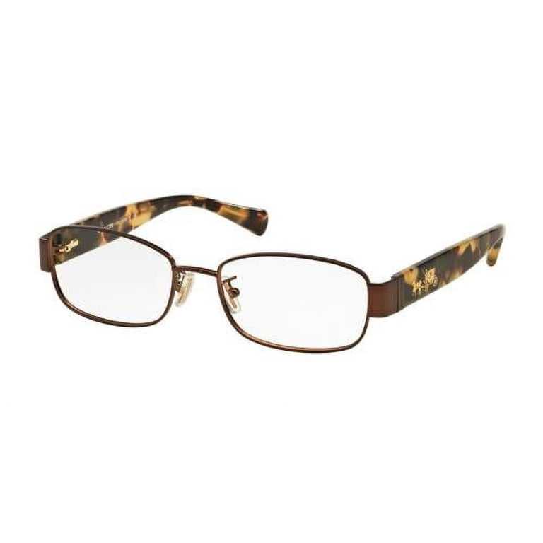 COACH Black Brown 51mm Eyeglasses Coach HC6167U 51mm Male Round Eyeglasses - prescription  main image 2