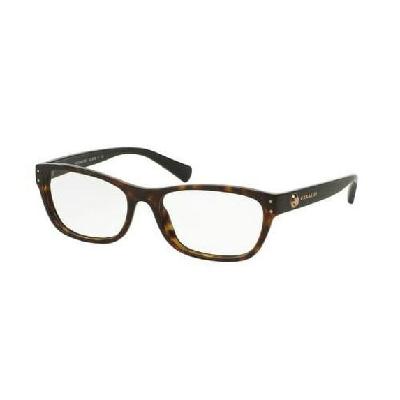 COACH Eyeglasses HC6082 5244 Dark Tortoise/Black 51MM