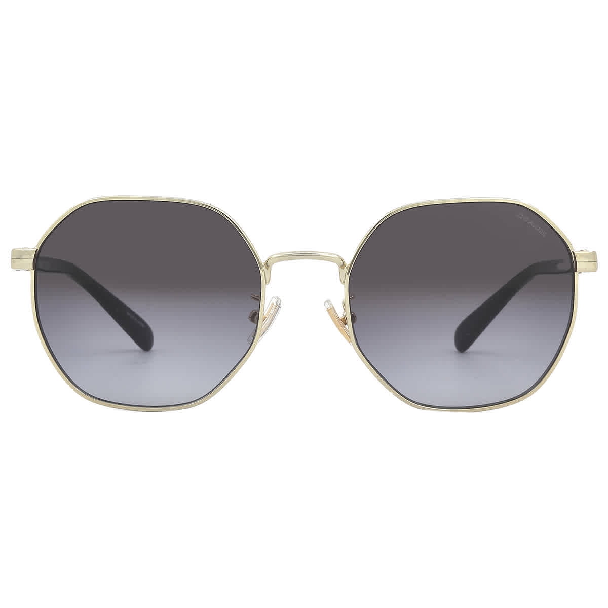 COACH HC7147 90058G Ch556 Shiny Light Gold Grey Grad 56 mm Women's