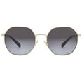 thumbnail image 1 of COACH HC7147 90058G Ch556 Shiny Light Gold Grey Grad 56 mm Women's Sunglasses, 1 of 6