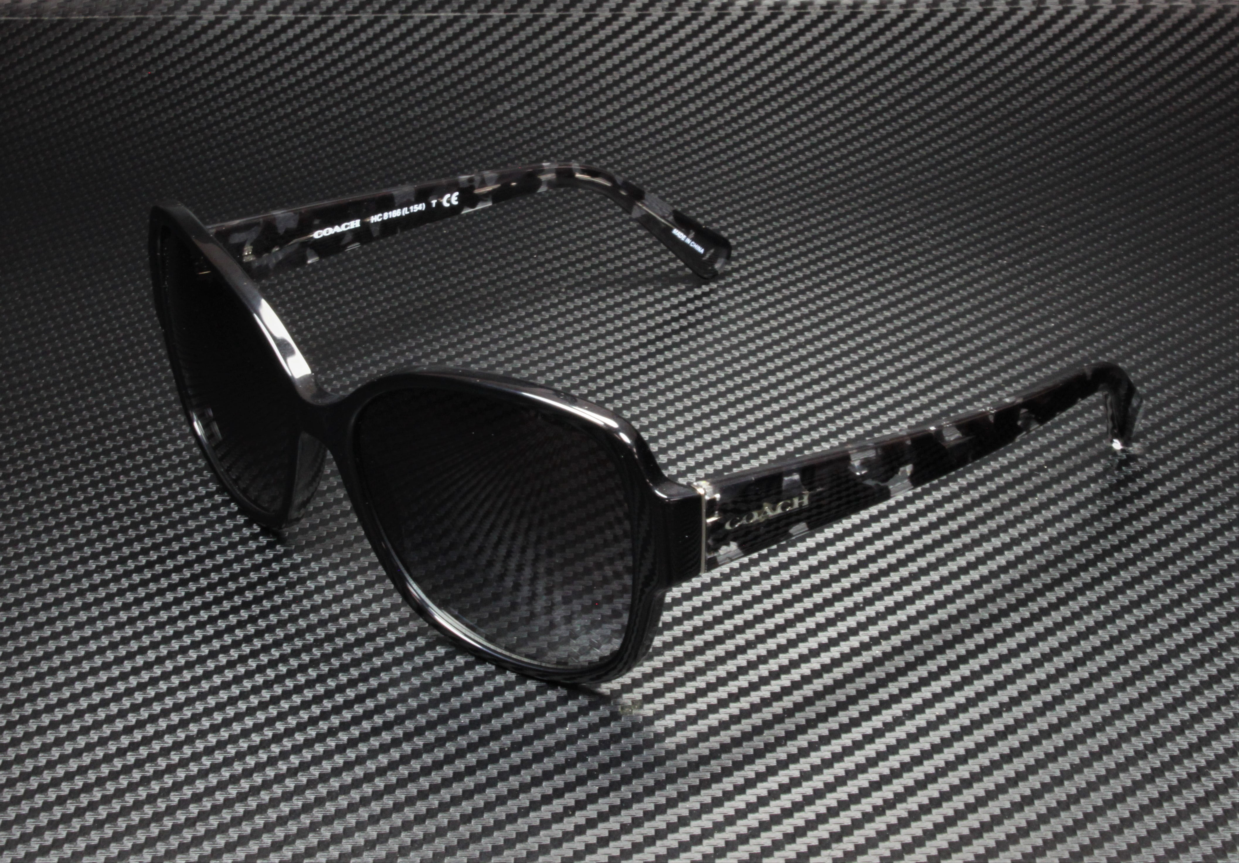 Coach HC8166 Sunglasses FRAMES ONLY White Crystal Mosaic Gradient 58-18-135 Coach Sunglasses Frame HC8166 L154 535913 Honey Mosaic Black  main image 3