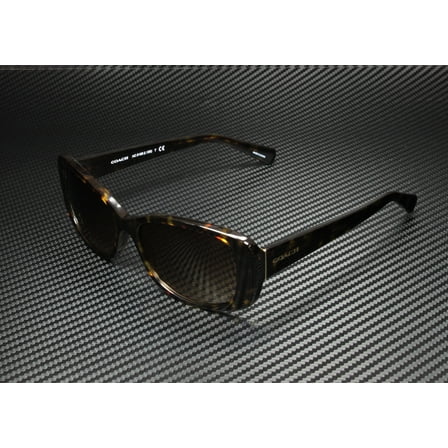 COACH HC8168 512013 Dark Tortoise Brown Gradient 56 mm Women's Sunglasses