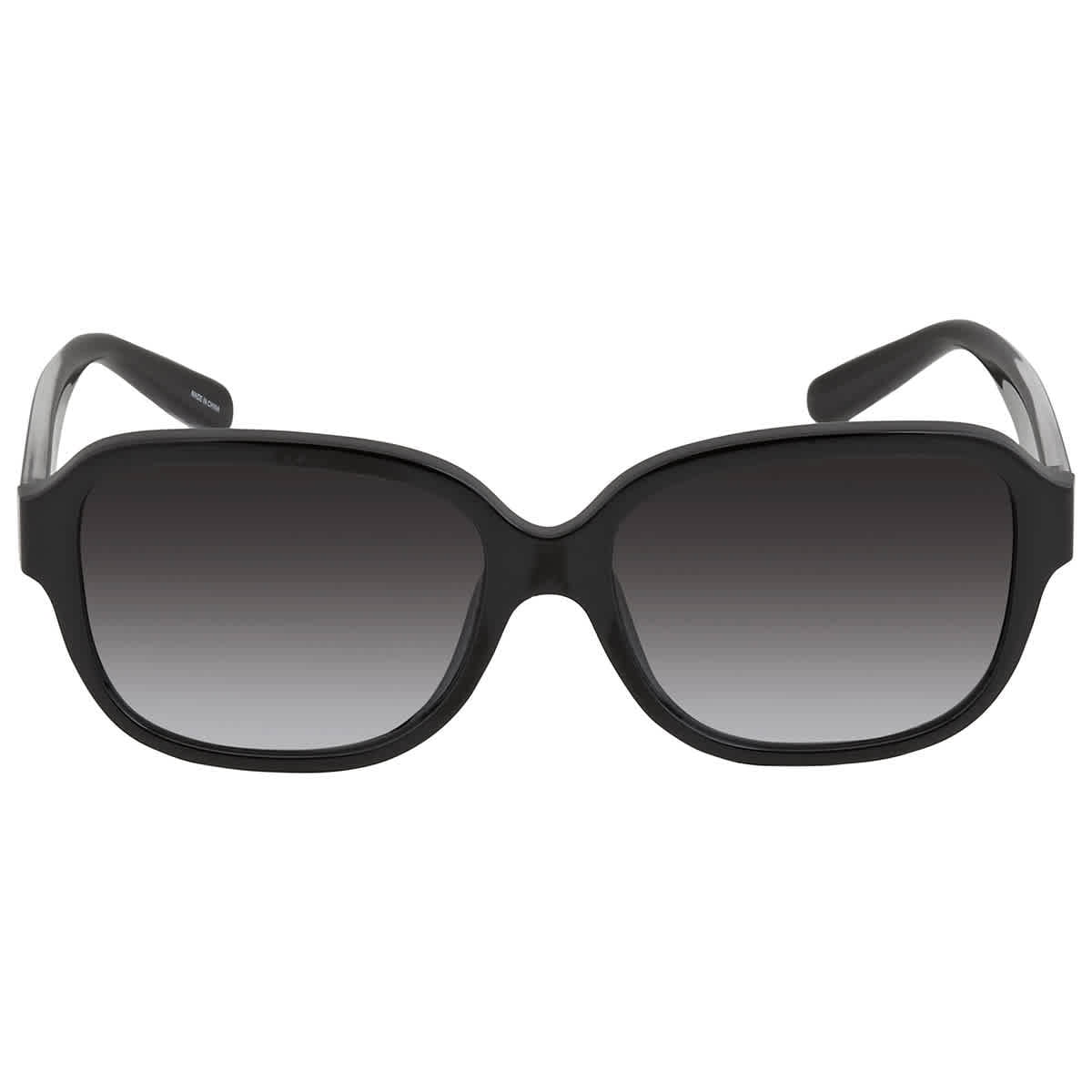 COACH HC8298U 50028G Black Dark Grey Gradient 57 mm Women's Sunglasses ...