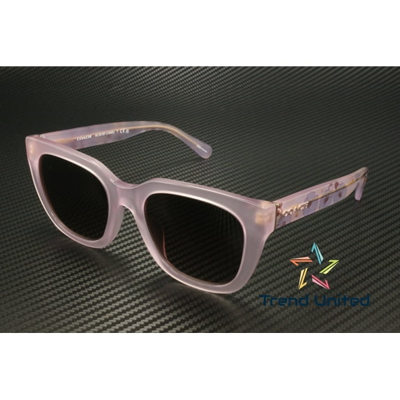 COACH HC8318F 5696E2 C3503 Milky Purple Brown Purple 54 mm Women's Sunglasses
