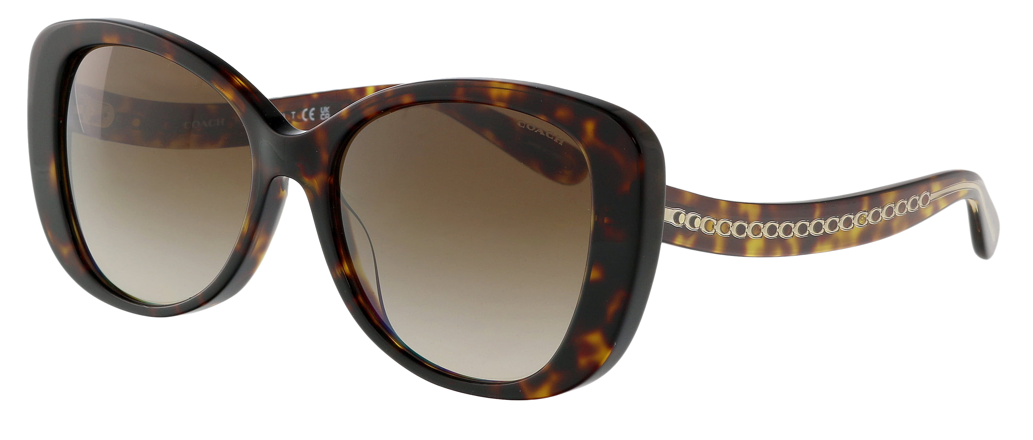 COACH HC8322 51203B Rectangle Dk Tortoise Brown Gradient 54  display picture 2