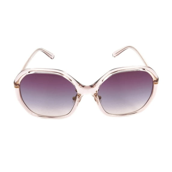 COACH HC8343 5552U7 C9204 Trans Pink Brown Blue Violet Grad 57 Womens Sunglasses
