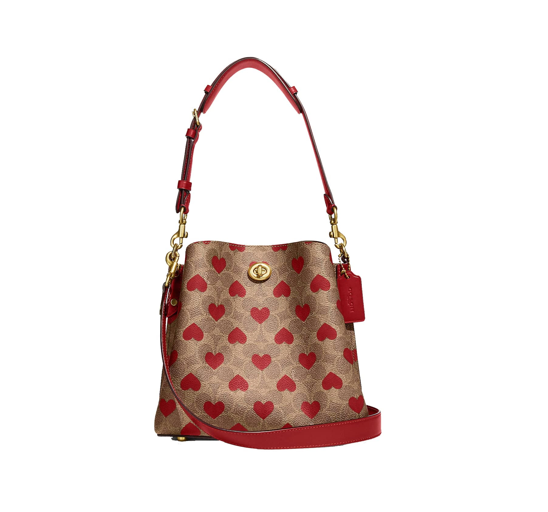 Coach, Bags, Coach Quilted Heart Bag Large New