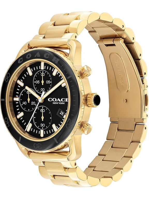 Men's Chronograph Cruiser Gold-Tone Bracelet Watch 44mm 14602596