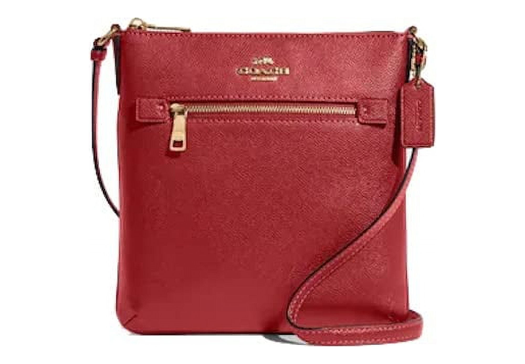 Coach CC944 Mini Rowan Signature Embossed Leather Gold/1941 shops Red