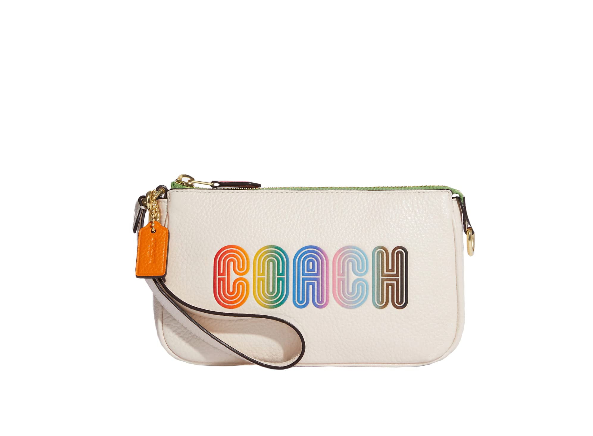 Coach rainbow clutch sale