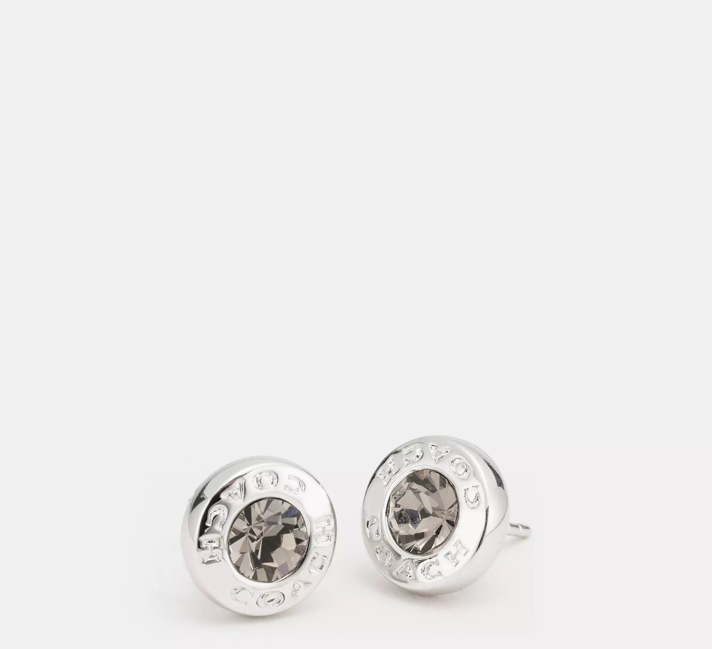 Coach clearance silver earrings