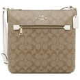 thumbnail image 1 of COACH Rowan File bag In Signature Canvas, IM / Khaki / Chalk, 1 of 7