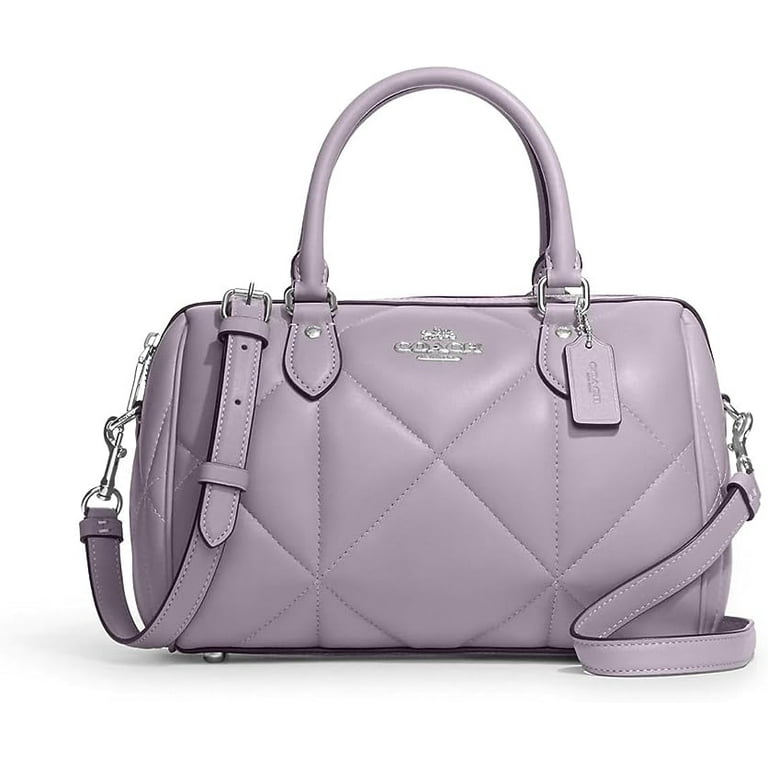 COACH Rowan Satchel with Puffy Diamond Quilting Quilted Mist