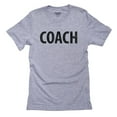 thumbnail image 1 of COACH - Simple Large Print Sports Men's Grey T-Shirt, 1 of 2