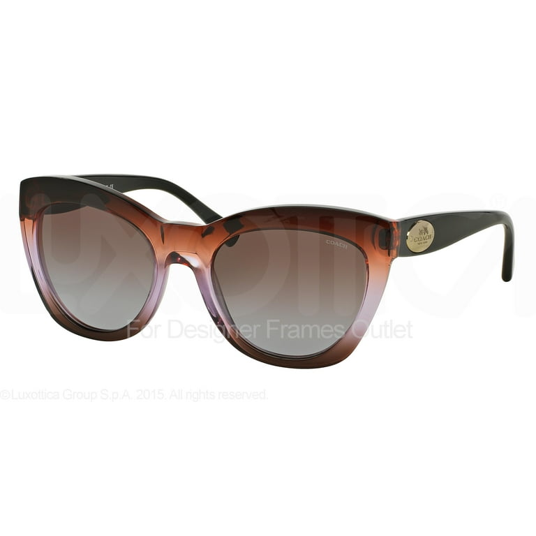 COACH Sunglasses HC 8151 533168 Brown Purple Gradient Black 54MM Walmart