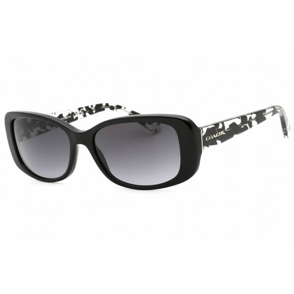 COACH Sunglasses HC8168 534811 Black/Black Crystal Mosaic 56MM
