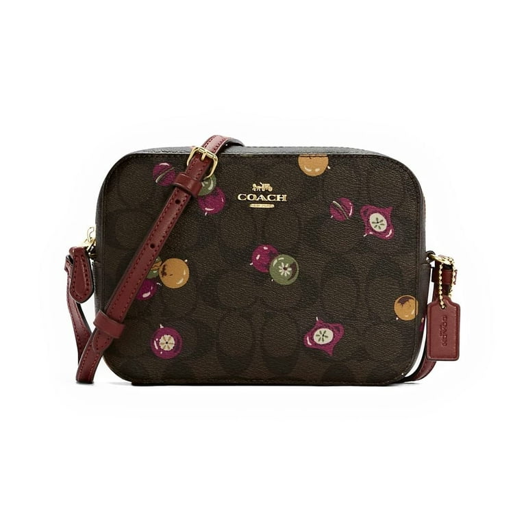 Coach mini camera bag in signature leather hotsell