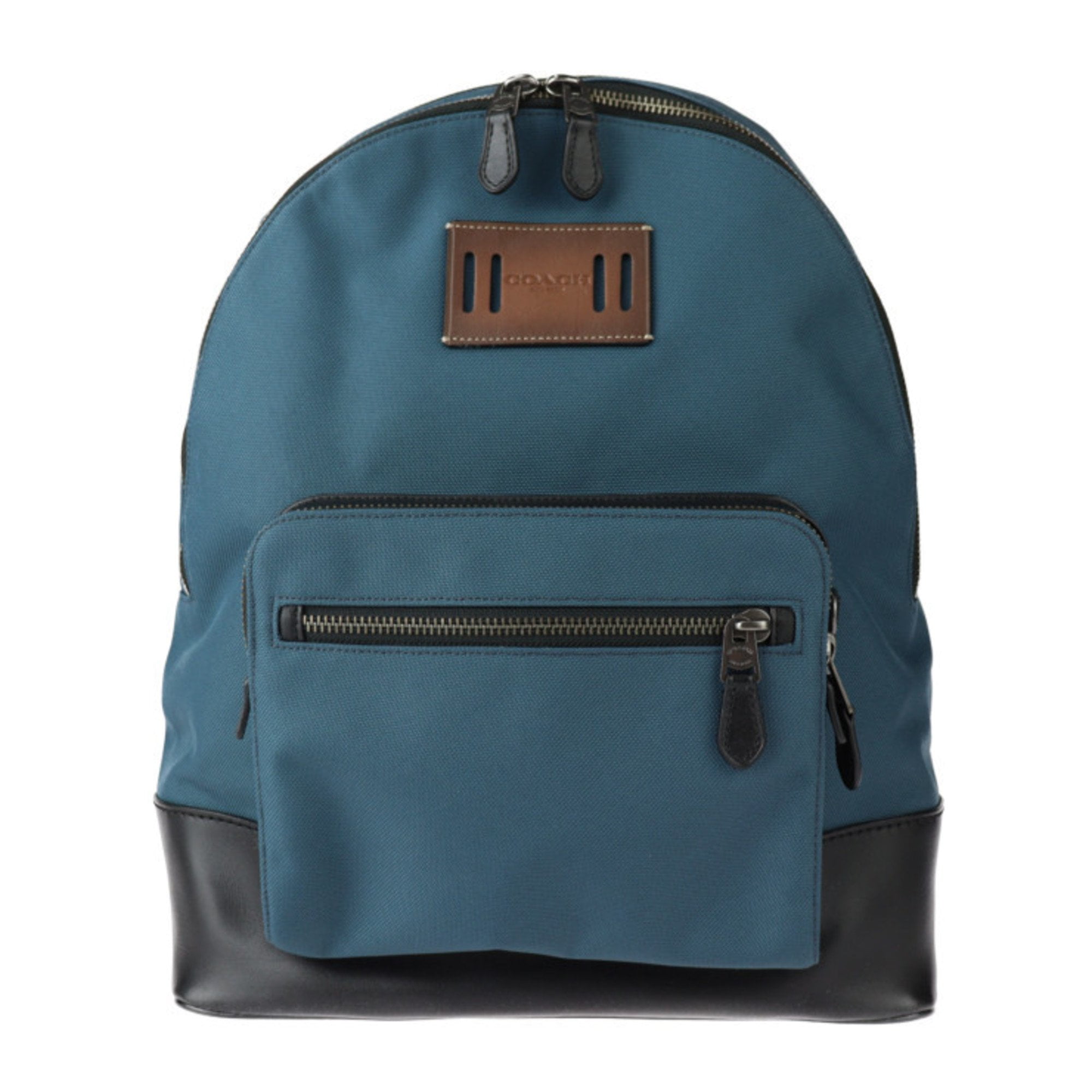 COACH 青色 レザー バックパック COACH - コーチ／COACH リュック バッグ バックパック メンズ