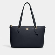 COACH Women's Gallery Leather Tote in Navy