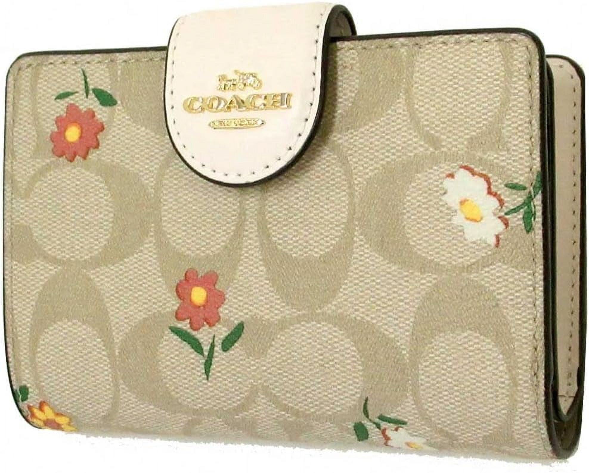 NWT Coach Long Zip Around Wallet With Cherry/Blueberry Print