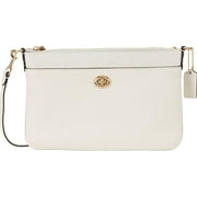 COACH Womens C3376-GD/HA Polished Pebble Polly Crossbody Gd/Chalk One Size