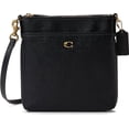 thumbnail image 1 of COACH Womens Cross Grain Leather Kitt Black CC526-B4/BK One Size, 1 of 6
