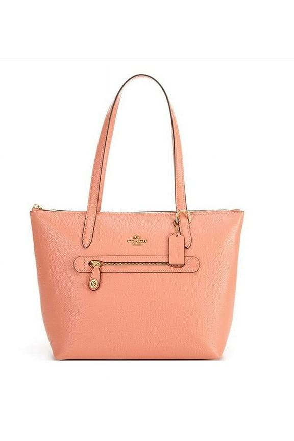 Womens Pebbled Taylor Tote Light Coral One Size