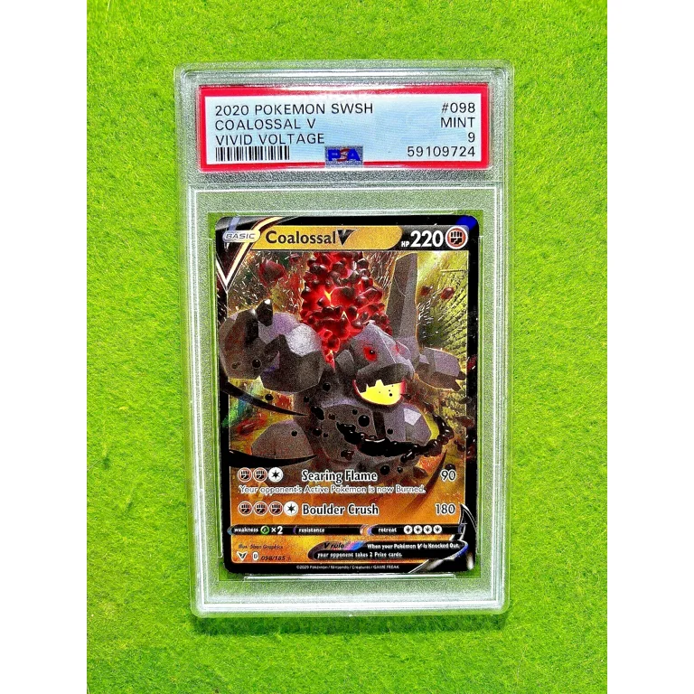 COALOSSAL V Pokémon TCG PSA 9 MT 2020 POKEMON Sword & Shield Vivid