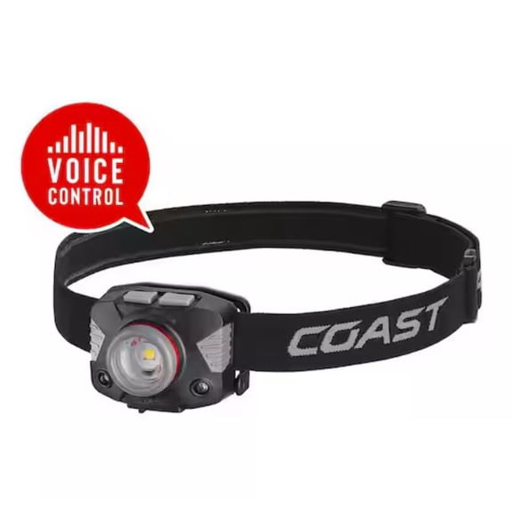 COAST FLX65R 700 Lumen Bilingual Voice Control Rechargeable LED Headlamp