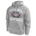 thumbnail image 1 of COAST GUARD Small Military Hooded Sweatshirt Sp Grey Adult Men's Women's Long Sleeve Hooded Sweatshirt, 1 of 2