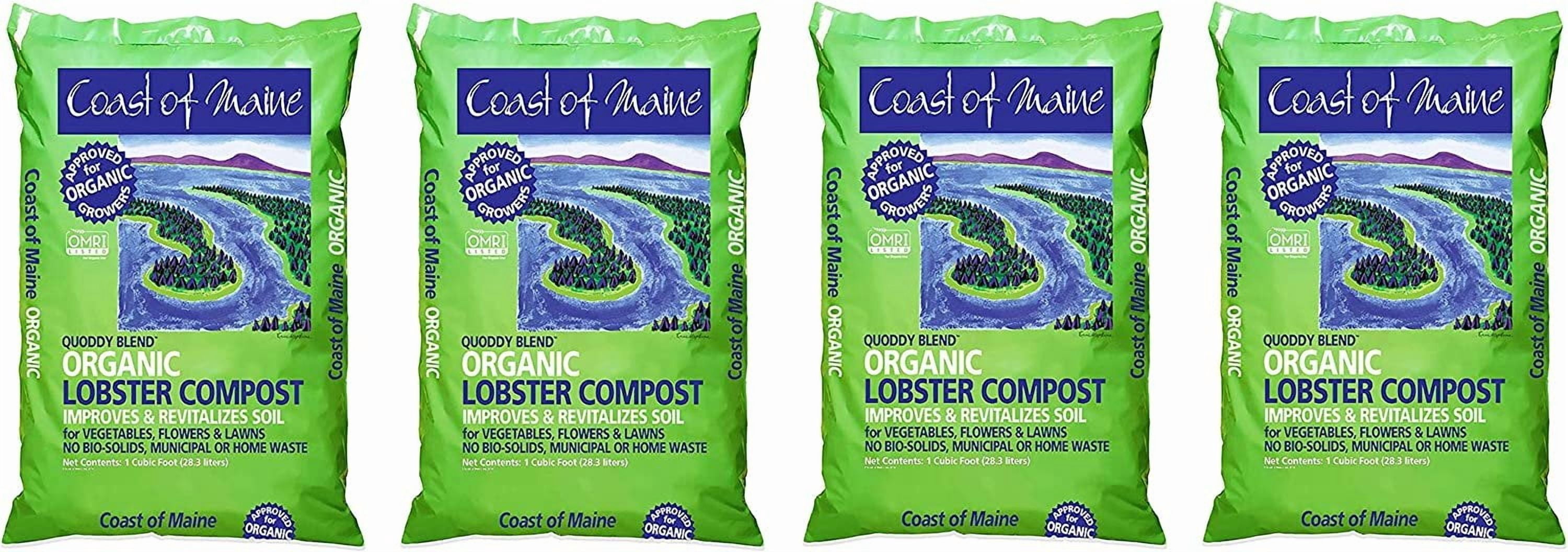Coast Of Maine Lobster Compost Soil Conditioner - Potting Soil - 1 Cu Ft — Indoor & Outdoor Container & Garden Use