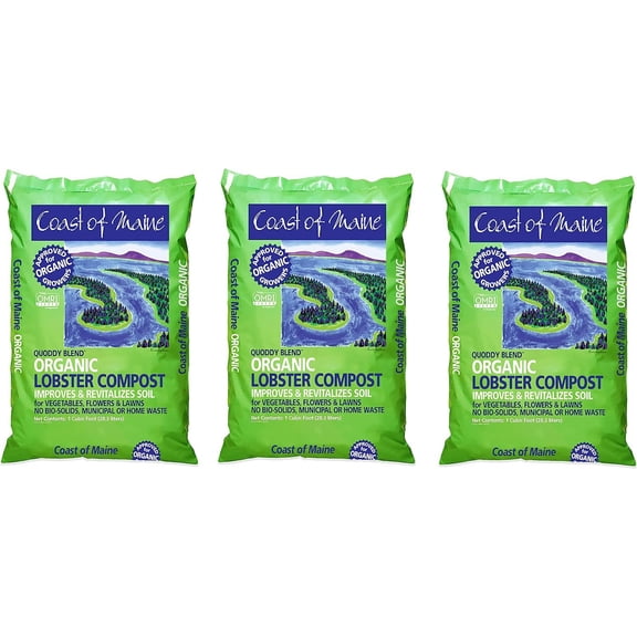 Coast Of Maine Lobster Compost Soil Conditioner - Potting Soil - 1 Cu Ft