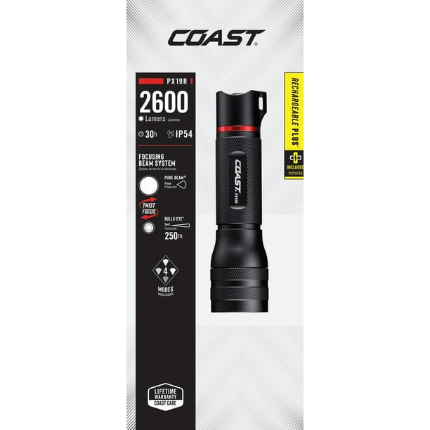 COAST PX19R Powerful High Power Rechargeable 2600 Lumen Flood