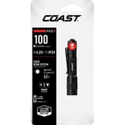 COAST PX22 LED Flashlight – 100 Lumens, IP54 Storm Proof, Pocket Clip, Alkaline Battery