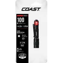 COAST PX22 LED Flashlight – 100 Lumens, IP54 Rated, Pocket Clip, Alkaline Battery, 1.41 oz