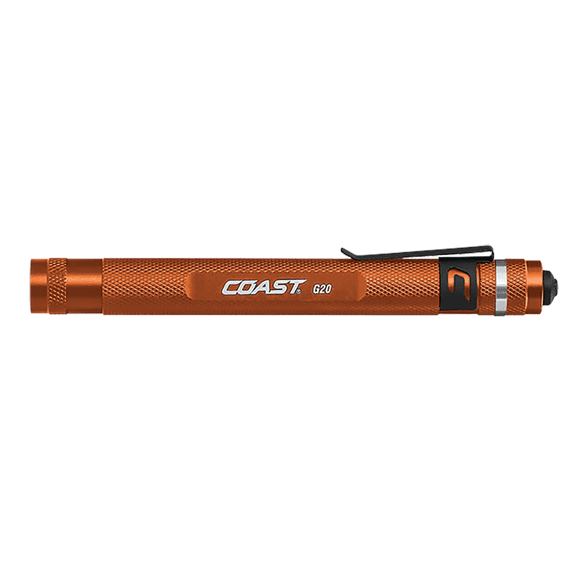 Coast, G20 Inspection 21M Beam Penlight, Orange, Impact Resistant ...