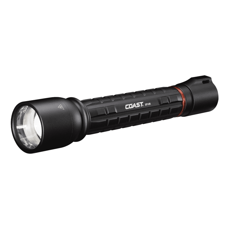 coast 440 lumen waterproof rechargeable flashlight G32 465 with Pure Beam, Twist Focus and Bulls-Eye Spot Beam, Black Tools & Home Improvement Overcome darkness with overwhelming light COAST XP20R 4000L Rechargeable Flashlight