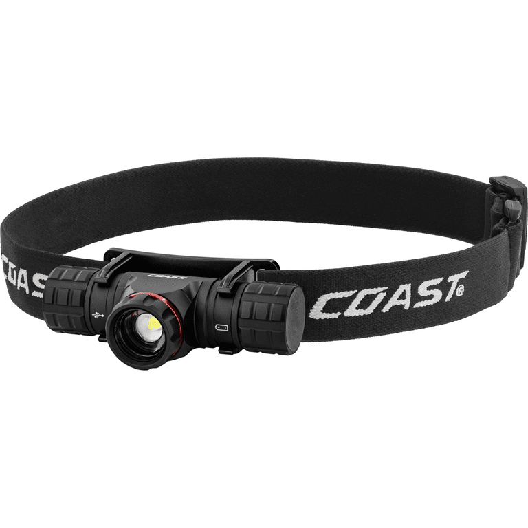 COAST XPH30R Headlamp ‚Äì 1200 Lumens, USB-C Rechargeable, Dual