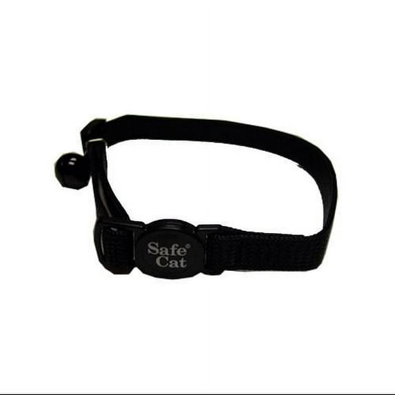 COASTAL PET PRODUCTS, INC. Cat Collar, Adjustable, Black, 12-In.