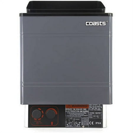 COASTS AM45MID3 Sauna Heater 4.5KW 240V with CON 3 Outer Digital Controller for Spa Sauna Room