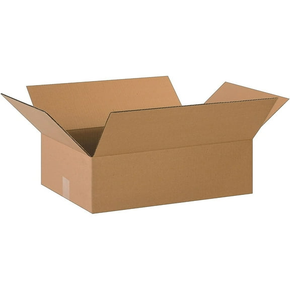 Staples COASTWIDE 20 x 14 x 6 Shipping Boxes ECT Rated Kraft 201406