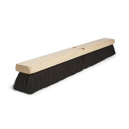 Coastwide Professional - Coastwide Professional™ 24" Push Broom Head, Tampico (CW57736) - Natural/Black
