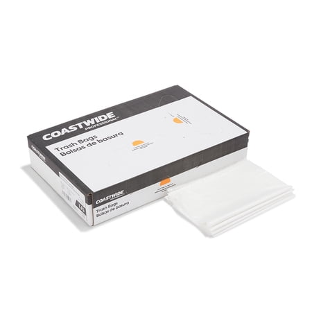 Staples COASTWIDE 43X47 CLEAR 1.1MIL 100 LLDPE 235754