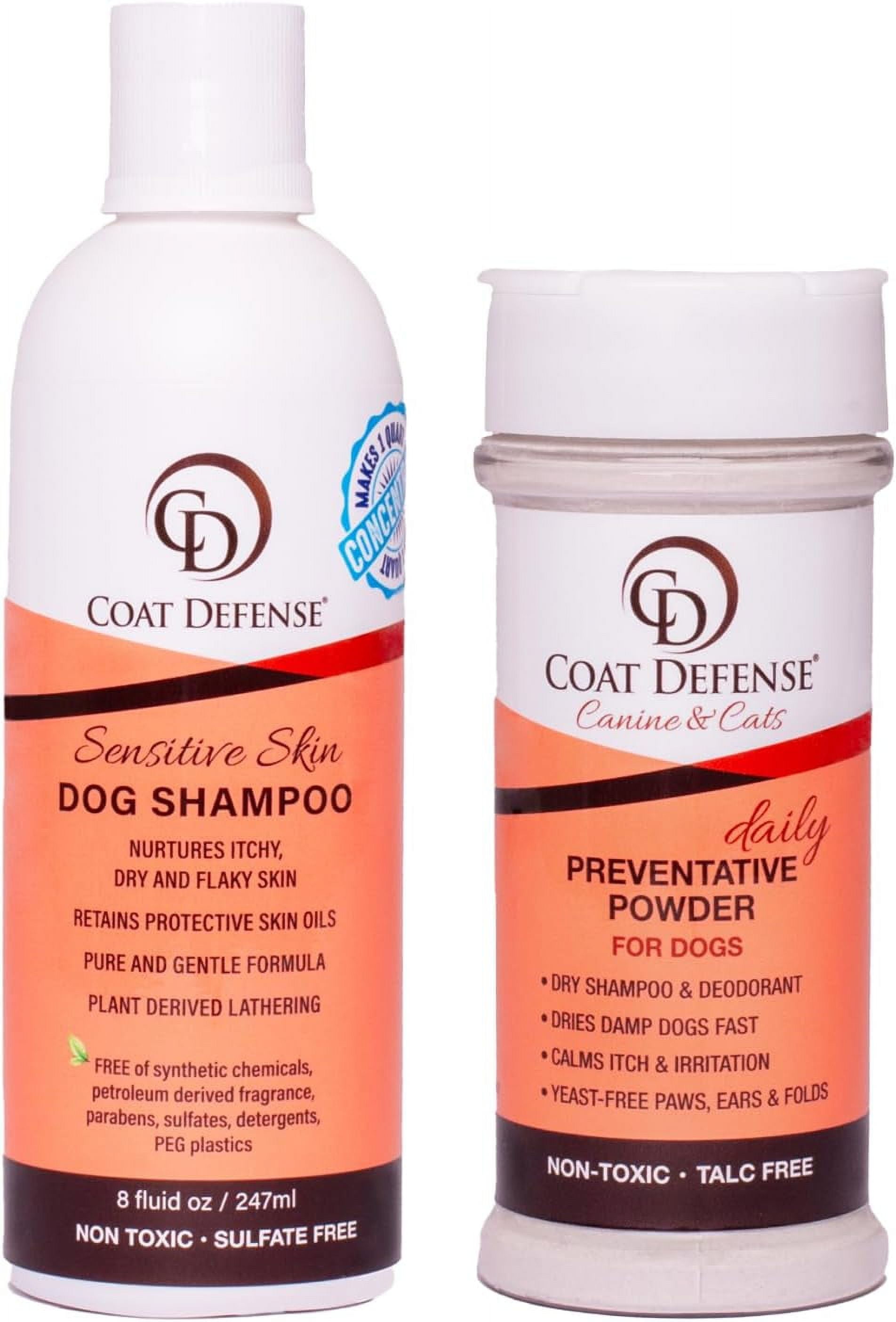 COAT DEFENSE Paw Licker Bundle Dry Powder for Dogs & Sensitive Skin