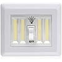 COB 2 Pack LED Wall Lighted Switch Wireless Closet Night Light Multi-Use Self-Stick For Kids Room Adults