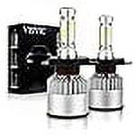 COB 9003 H4 HB2 Led Headlight Conversion Kit, 8000 Lumens All in One High Low Beam Bulbs Bright Head Bulbs, Replace Halogen Bulbs, 6500K Xenon White, Pack of 2, Headlight Bulbs