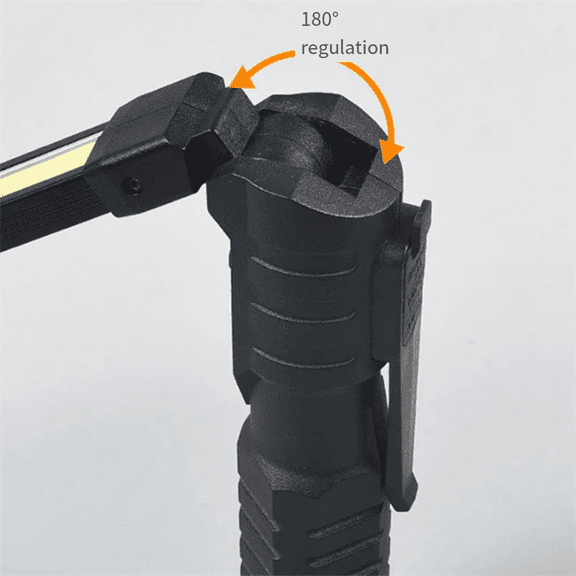 COB Foldable Flashlight LED Work Light 7 Modes Magnetic USB Rechargeable Torch Portable Working Flash Light