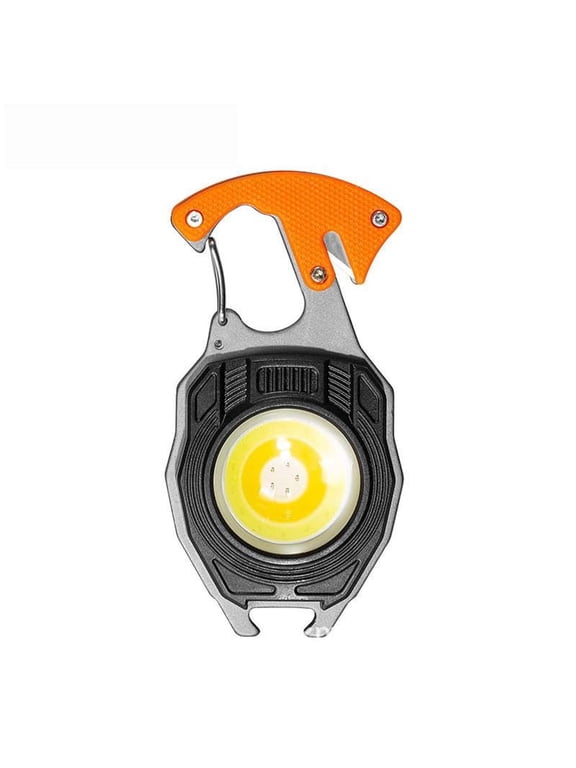 COB Keychain Work Light, Flashlight with 7 Light Modes, Rechargeable LED Keychain Light for Camping, Repair, Emergency
