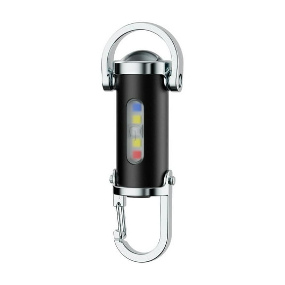 COB LED Flashlight Keychain USB Rechargeable Hanging Camping Waterproof Keyring Walking Flashlight Lamp Pocket Portable